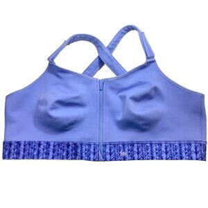 SheFit Ultimate Flex Sports Bra Size 6 Luxe EUC Relentless Adjustable Purple